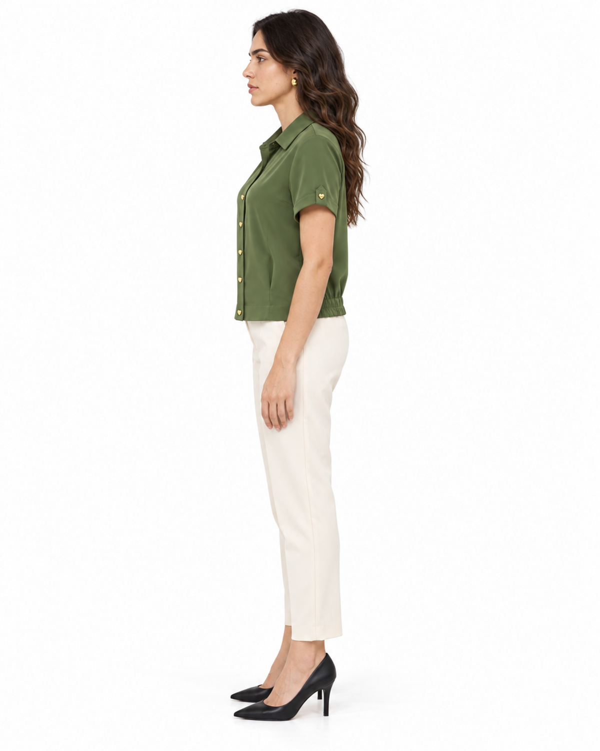 Blusa Botones Corazón