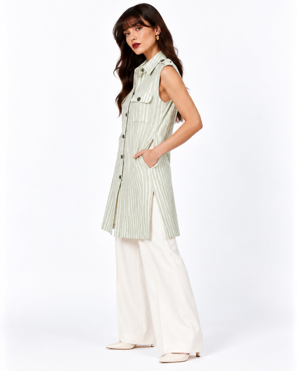 Vestido Camisero Rayas