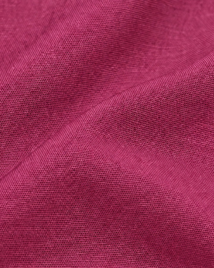 Camisera Botón Dorado Rosa – detalle de tela
