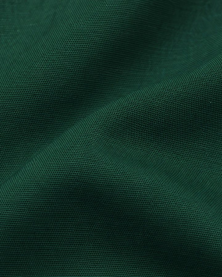 Camisera Botón Dorado Verde – detalle de tela