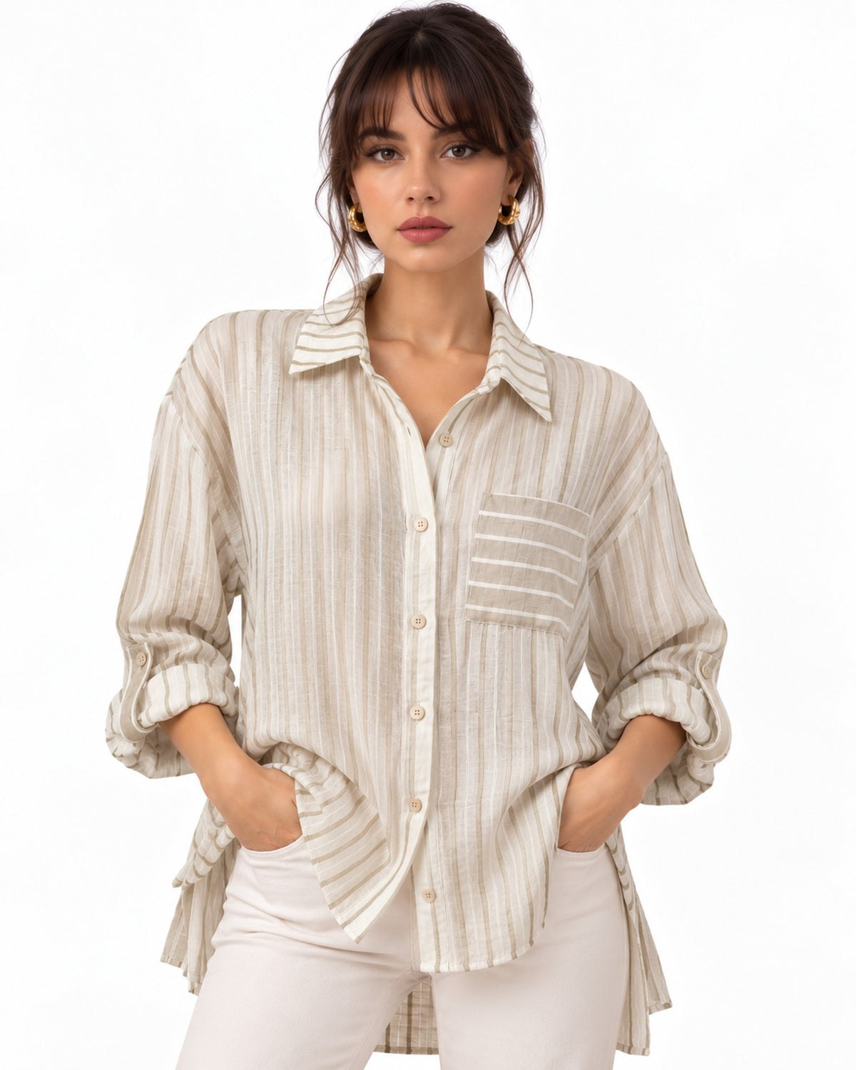 Camisera Oversize Rayas