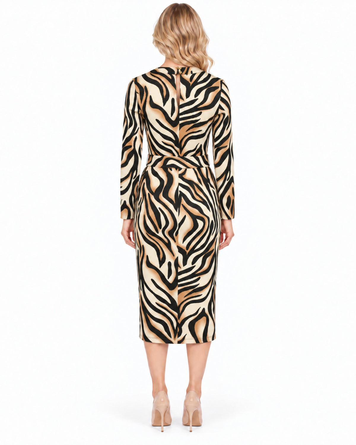 Vestido Midi Estampado