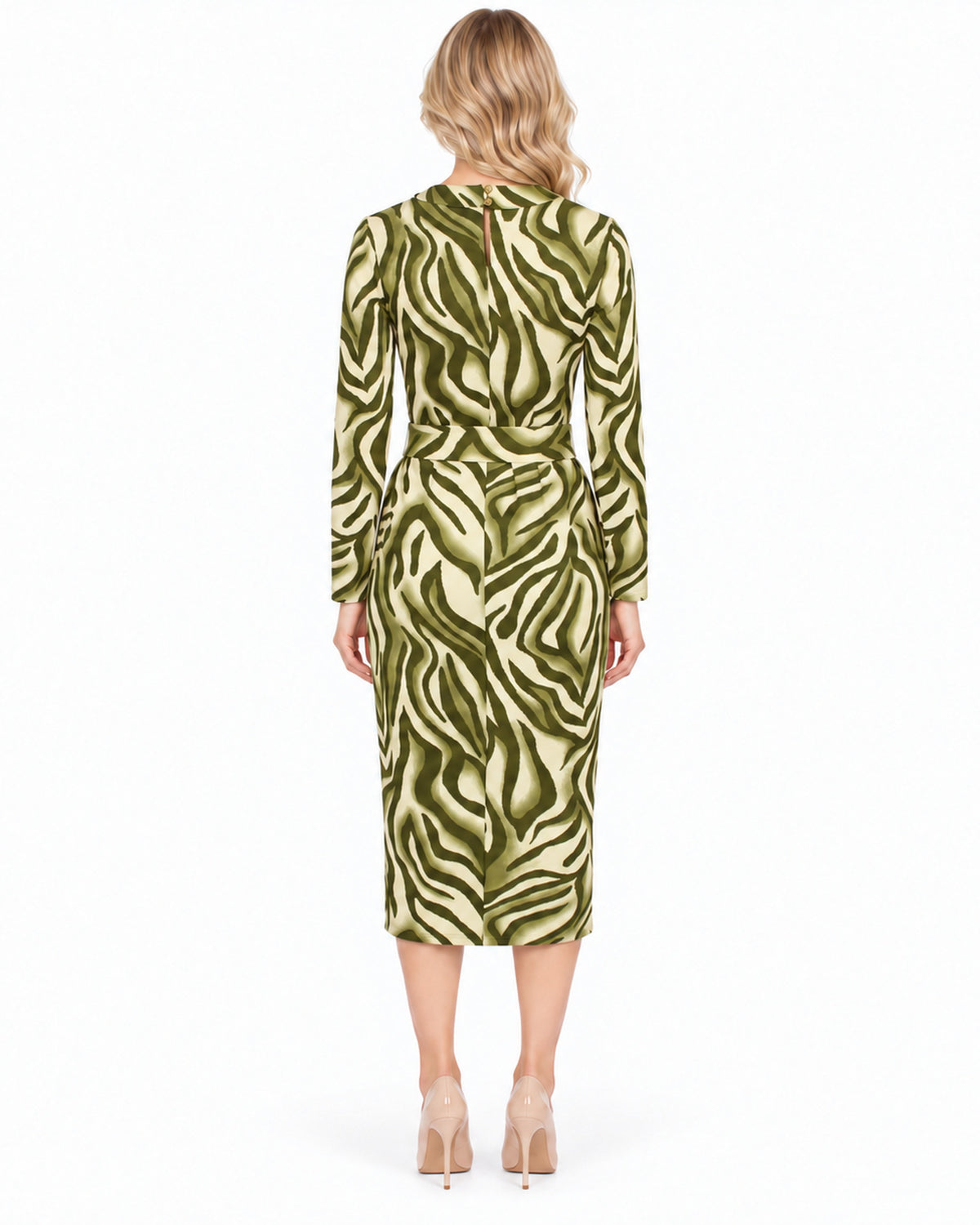 Vestido Midi Estampado