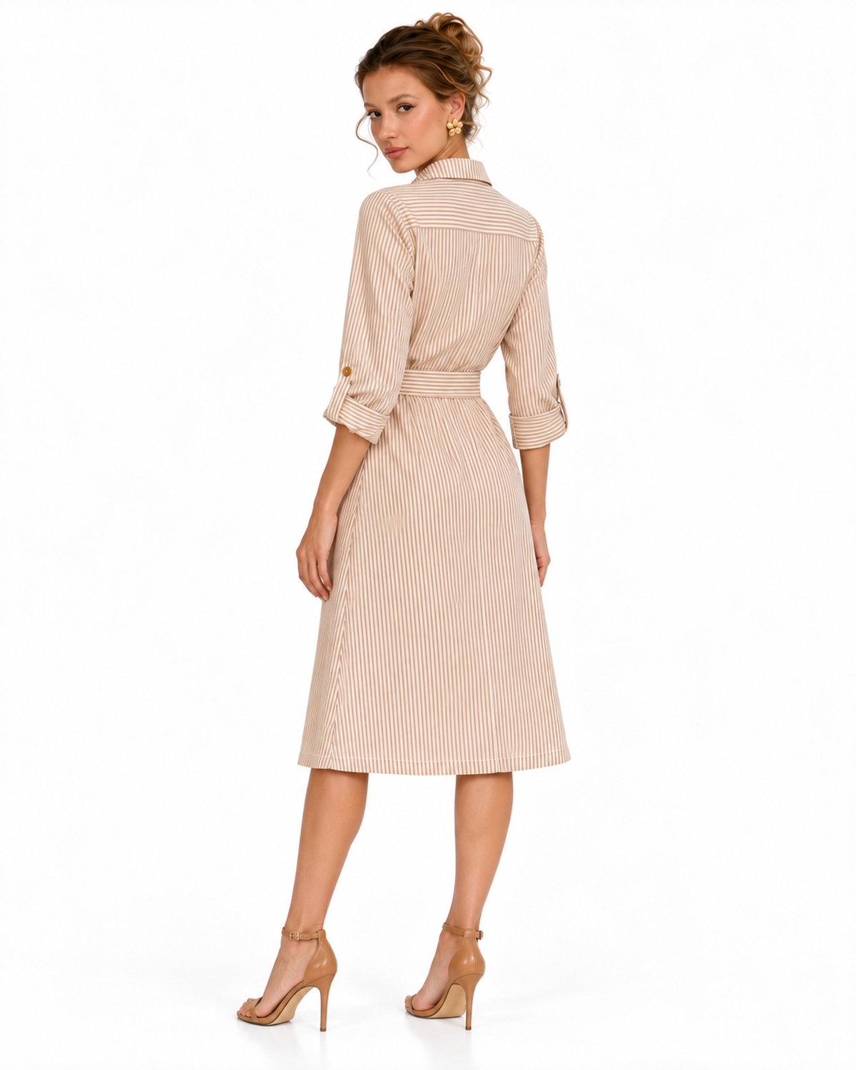 Vestido Camisero Rayas