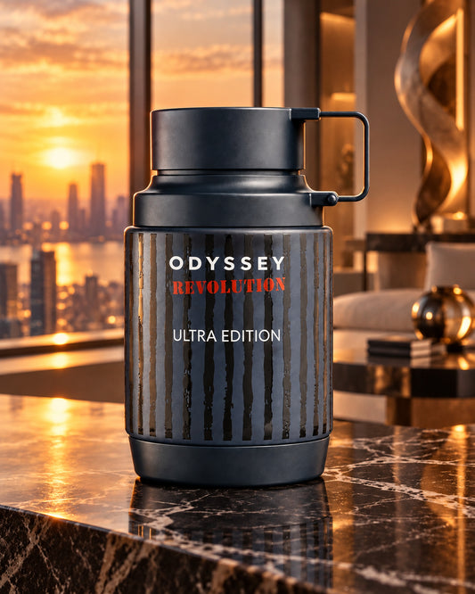 Odyssey Revolution Ultra Edition Eau de Parfum de Armaf – ambientación
