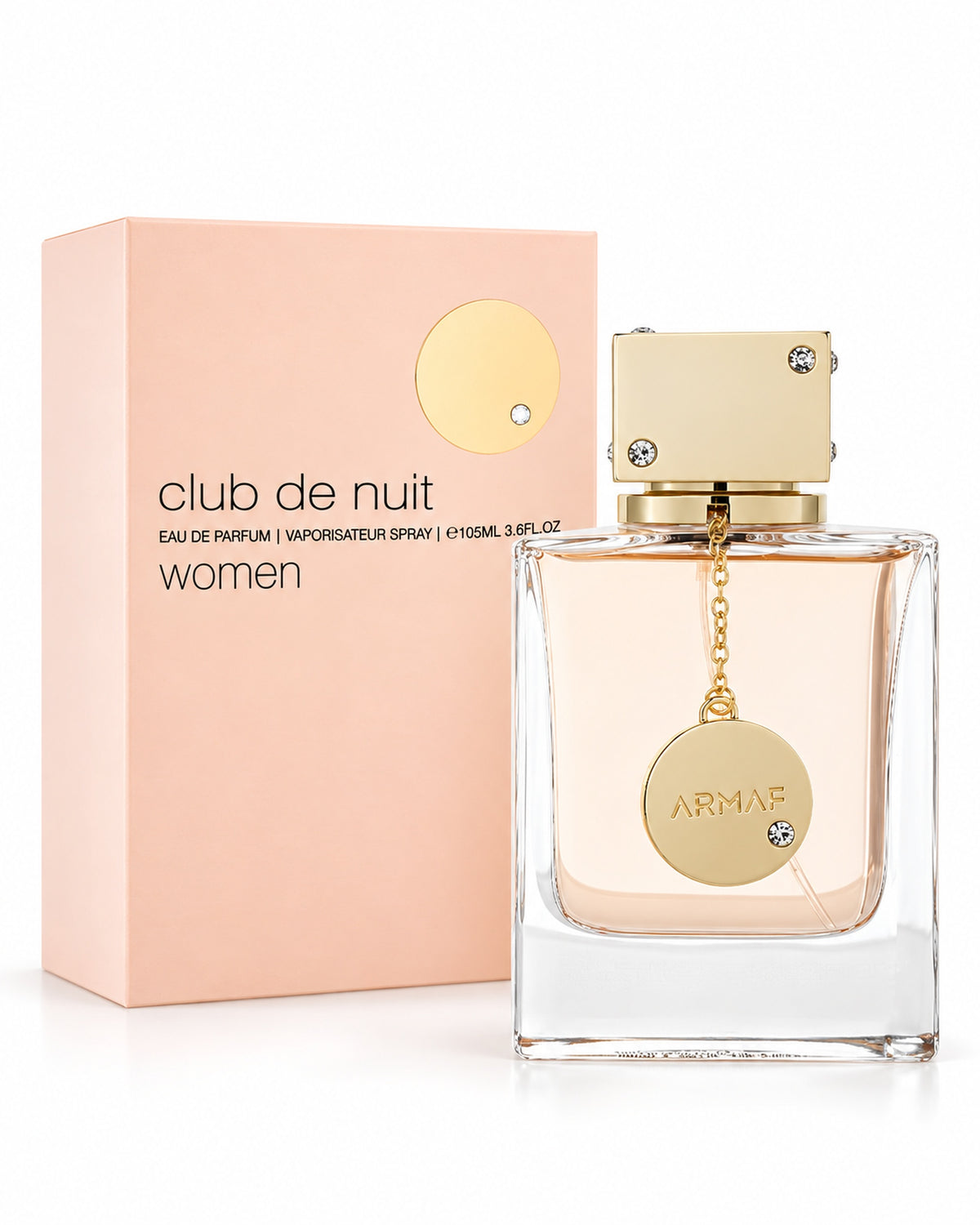 Club de Nuit Woman Eau de Parfum de Armaf – frasco con caja
