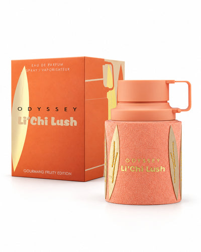 Odyssey Li'chi Lush Eau de Parfum de Armaf – frasco con caja