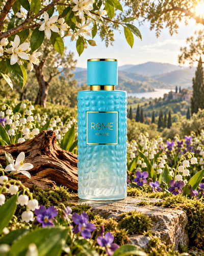 Rome Imagine Eau de Parfum de Bharara – paisaje inspirado en sus notas