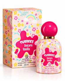 Tubbees Unicorn Vanilla Eau de Parfum de Grandeur – frasco con caja