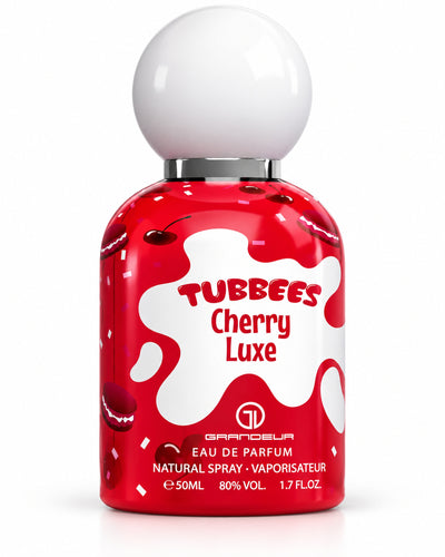 Tubbees Cherry Luxe Eau de Parfum de Grandeur – frasco de frente