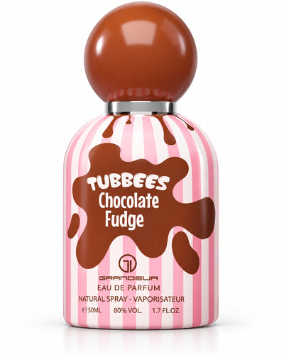 Tubbees Chocolate Fudge Eau de Parfum de Grandeur – frasco de frente