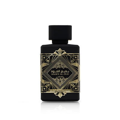 Badee Al Oud For Glory de Lattafa – frasco de frente