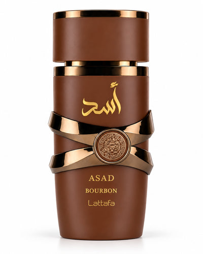 Asad Bourbon Eau de Parfum de Lattafa – frasco de frente