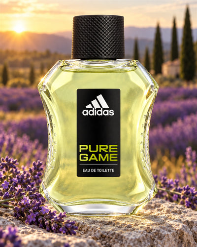 Pure Game Eau de Toilette de Adidas – paisaje inspirado en sus notas
