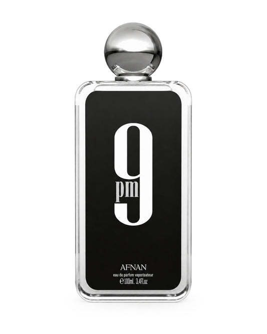9PM Men Eau de Parfum de Afnan – frasco de frente