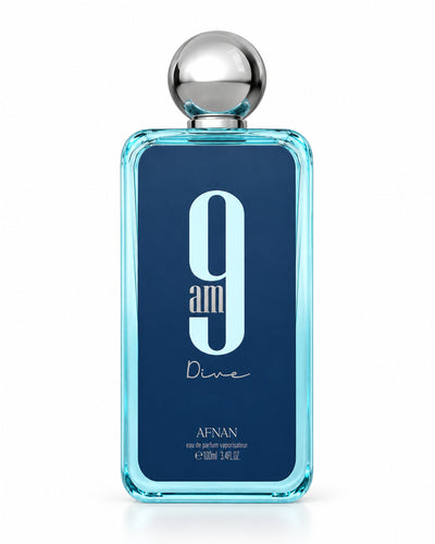 9AM Dive Eau de Parfum de Afnan – frasco de frente