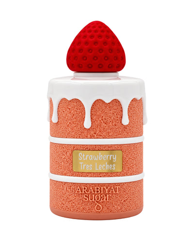 Strawberry Tres Leches Eau de Parfum de Arabiyat – frasco de frente