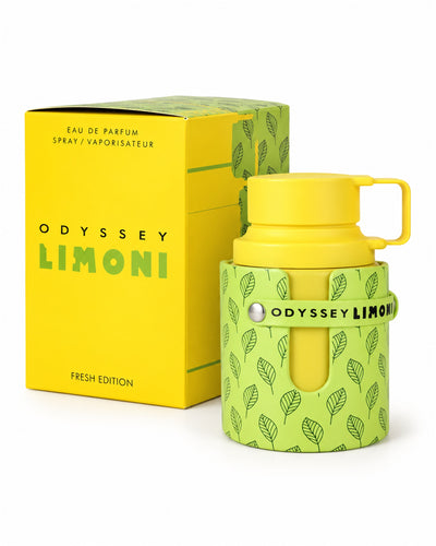Odyssey Limoni Eau de Parfum de Armaf – frasco con caja