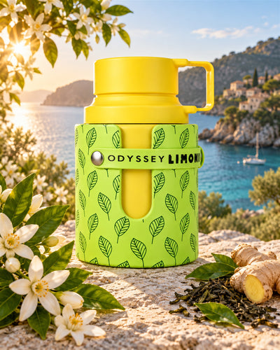 Odyssey Limoni Eau de Parfum de Armaf – paisaje inspirado en sus notas
