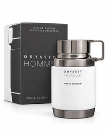 Odyssey Homme White Eau de Parfum de Armaf – frasco con caja