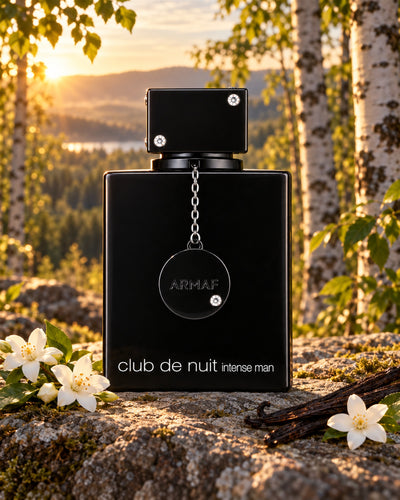 Club de Nuit Intense Man Eau de Toilette de Armaf – paisaje inspirado en sus notas