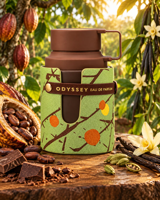 Odyssey Dubai Chocolat Eau de Parfum de Armaf – paisaje inspirado en sus notas