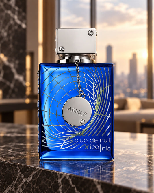 Club de Nuit Blue Iconic Eau de Parfum de Armaf – ambientación