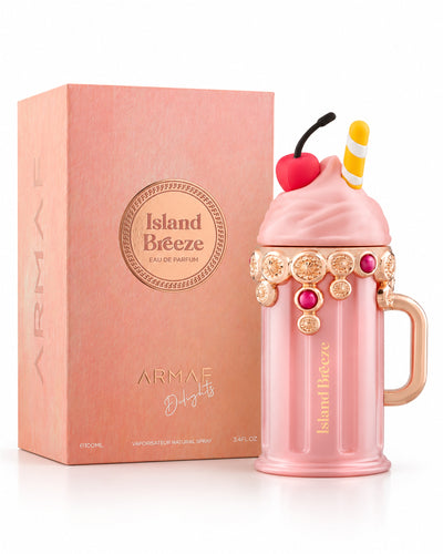 Island Breeze Eau de Parfum de Armaf – frasco con caja