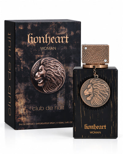 Club de Nuit Lionheart Woman Eau de Parfum de Armaf – frasco con caja