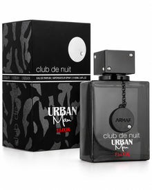 Club de Nuit Urban Man Elixir Eau de Parfum de Armaf – frasco con caja