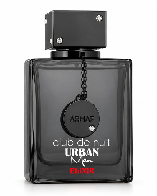 Club de Nuit Urban Man Elixir Eau de Parfum de Armaf – frasco de frente