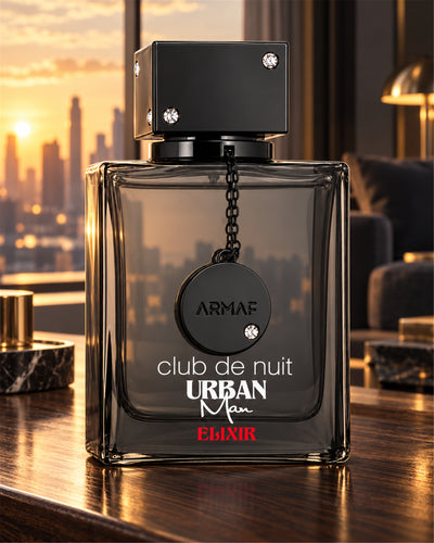 Club de Nuit Urban Man Elixir Eau de Parfum de Armaf – ambientación