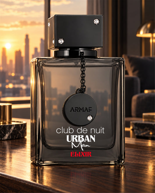 Club de Nuit Urban Man Elixir Eau de Parfum de Armaf – ambientación