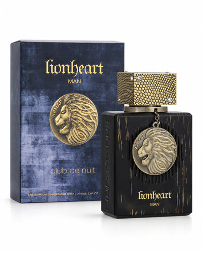 Club de Nuit Lionheart Man Eau de Parfum de Armaf – frasco con caja