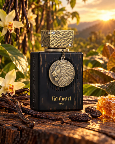 Club de Nuit Lionheart Man Eau de Parfum de Armaf – paisaje inspirado en sus notas