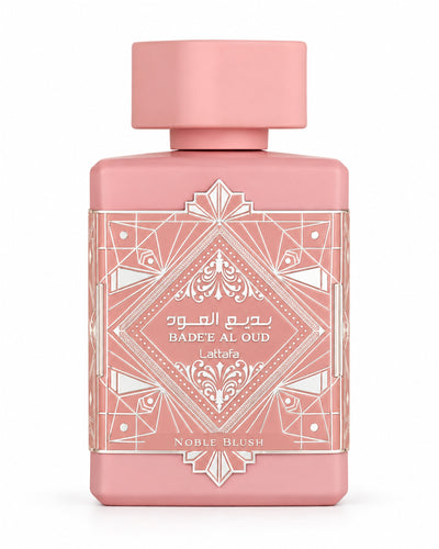 Badee Al Oud Noble Blush Eau de Parfum de Lattafa – frasco de frente
