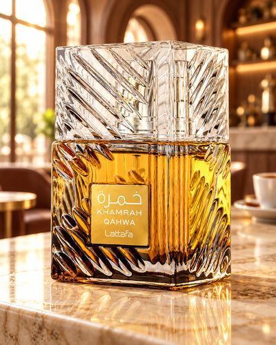 Khamrah Qahwa Eau de Parfum de Lattafa – ambientación