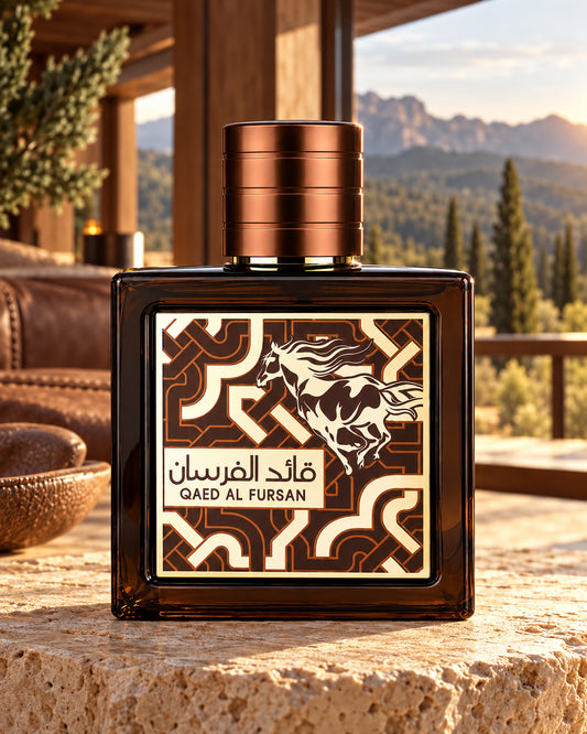 Qaed Al Fursan Untamed Eau de Parfum de Lattafa – ambientación