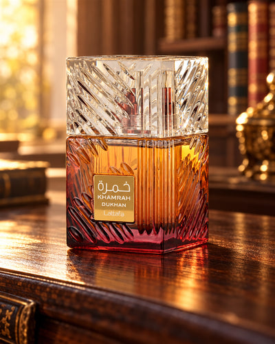 Khamrah Dukhan Eau de Parfum de Lattafa – ambientación