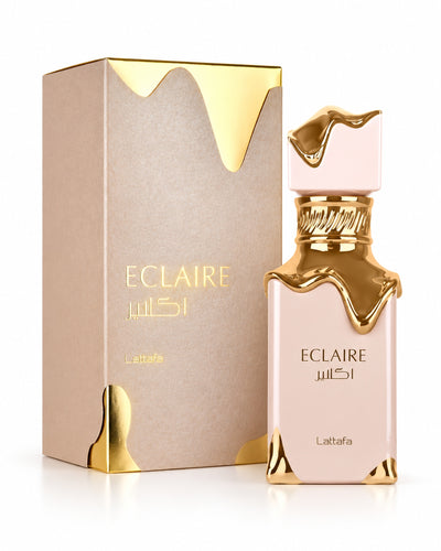 Eclaire Eau de Parfum de Lattafa – frasco con caja