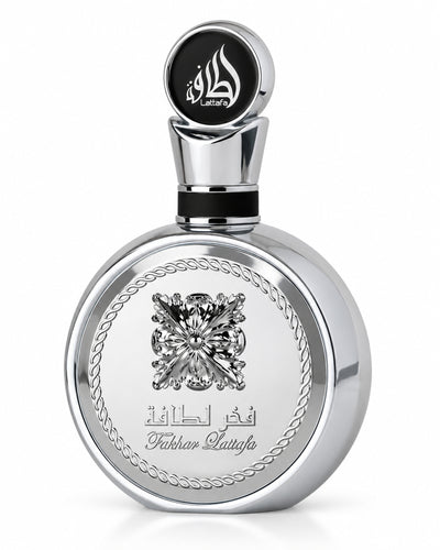 Fakhar Platin Eau de Parfum de Lattafa – frasco de frente