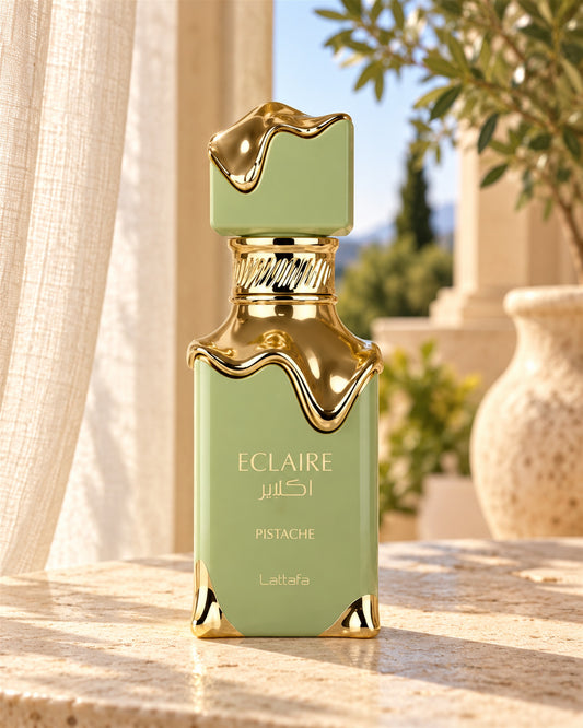 Eclaire Pistache Eau de Parfum de Lattafa – ambientación