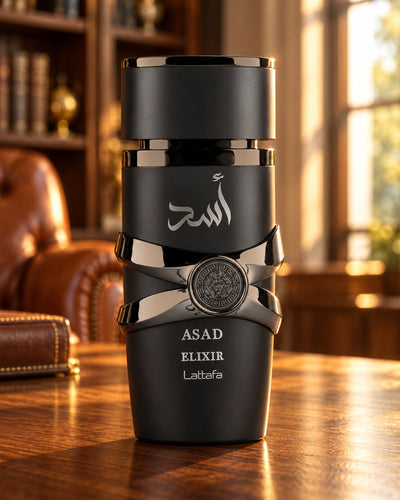 Asad Elixir Eau de Parfum de Lattafa – ambientación