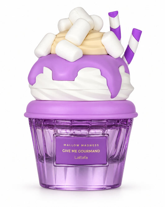 Mallow Madness Eau de Parfum de Lattafa – frasco de frente