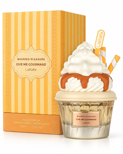 Whipped Pleasure Eau de Parfum de Lattafa – frasco con caja
