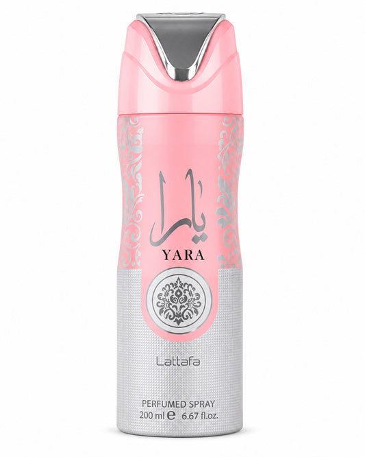 Yara Body Spray de Lattafa – frasco de frente