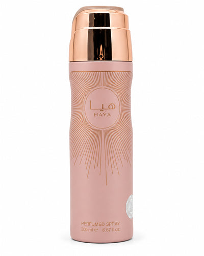 Haya Body Spray de Lattafa – frasco de frente