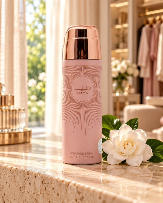 Haya Body Spray de Lattafa – ambientación