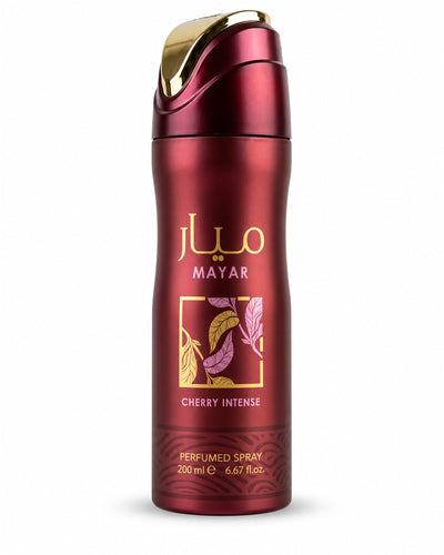 Mayar Cherry Intense Body Spray de Lattafa – frasco de frente