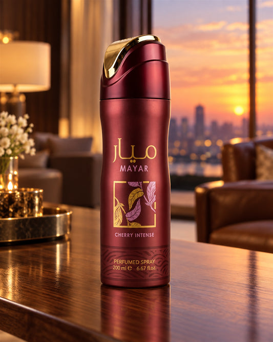 Mayar Cherry Intense Body Spray de Lattafa – ambientación